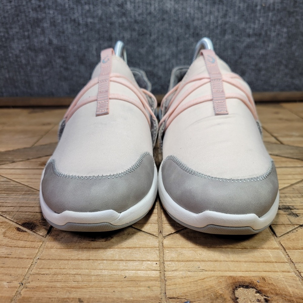 Olukai MikiLi Women's Slip On Sneakers, Size 9 Pearl Blush/Pale Grey Shoes - Picture 4 of 13